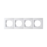 Λευκό πλαίσιο τετραπλό