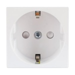 Πρίζα σουκο 2 θέσεων  Λευκή 2Ρ+Ε 16Α 250V - Image 3