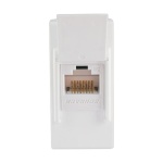 Πρίζα δικτύου 1 θέσης Λευκή Cat.5e RJ45 UTP KS - Image 3