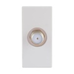 Πρίζα SAT 1 θέσης Λευκή 5MΗz - 2400MHz Θ-Θ 0db - Image 3