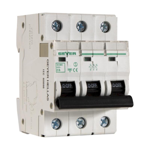 Ασφάλεια 3P 6A C - Image 2
