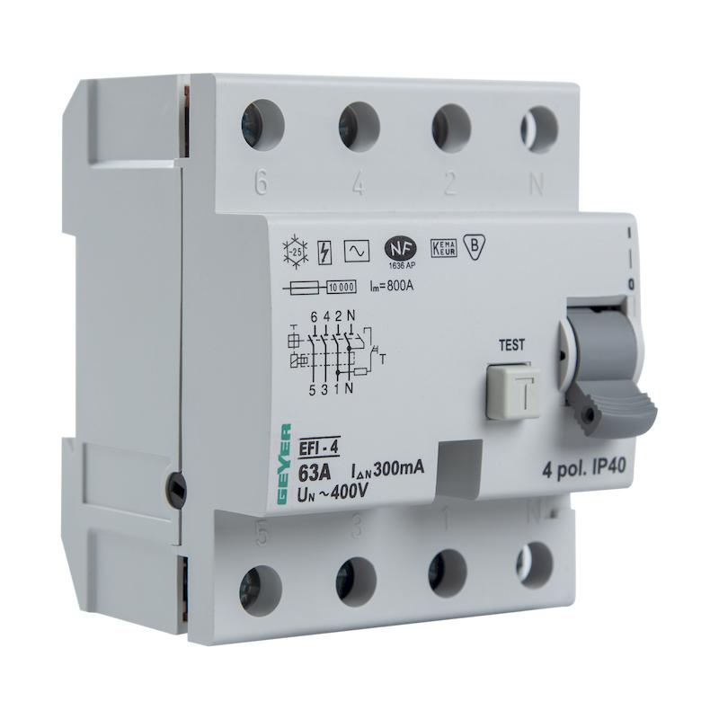 EF463EE_4 63A 4pol 300mA Διακόπτες διαρροής - Image 1