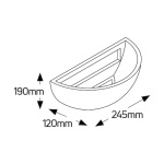 Γύψινη απλίκα Up-Down L245 E14 - Image 2
