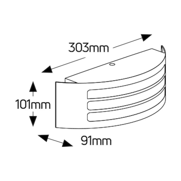 Απλίκα  E27 303x101 IP54 - Image 2