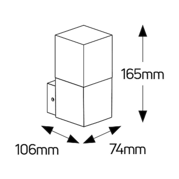 Απλίκα E27 74x165 IP54 - Image 2