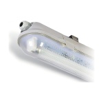 Φωτιστικό LED Τ8 1x 0.6m IP65 πλαστικά clips