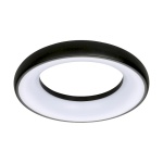 Φωτιστικό LED οροφής επίτοιχο 25W 3000K 1850lm μαύρο