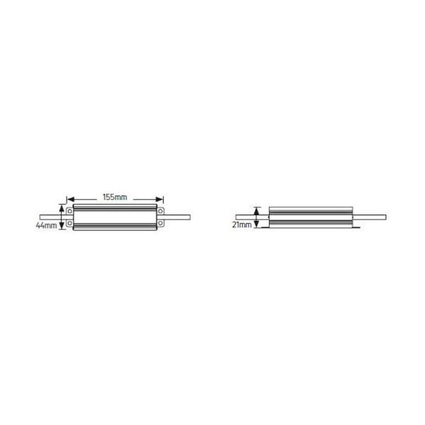 Τροφοδοτικό 80W 12V DC IP67 - Image 2