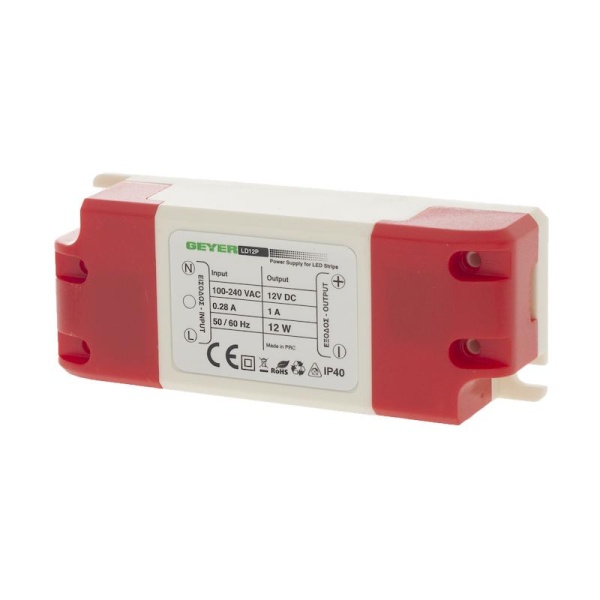 Τροφοδοτικό 12W 12V DC 1A IP40 - Image 3
