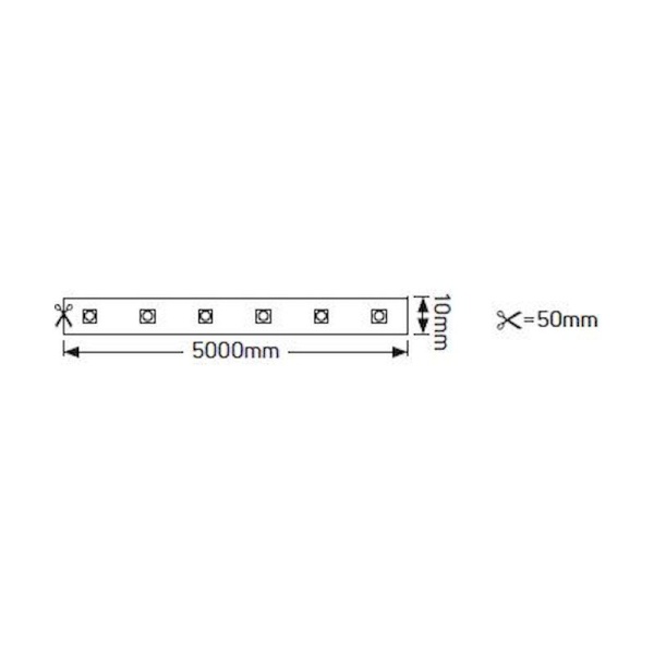 Ταινία LED Eco 14.4W 12V 3000K 1400lm IP65 - Image 2