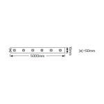 Ταινία LED Eco 14.4W 12V μπλε 1400lm IP20 - Image 2