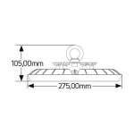 Καμπάνα LED Highbay Economy 100W 5000K 10000lm IP65 - Image 2
