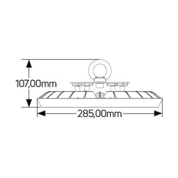Καμπάνα LED Highbay Economy 150W 5000K 15000lm IP65 - Image 2