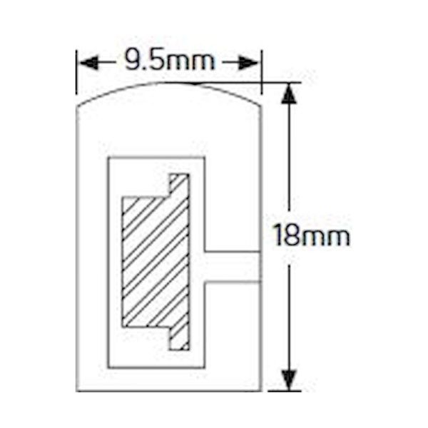 Ταινία LED Neon 14.4W 24V 4000K 1400lm IP67 9.5x18mm - Image 2