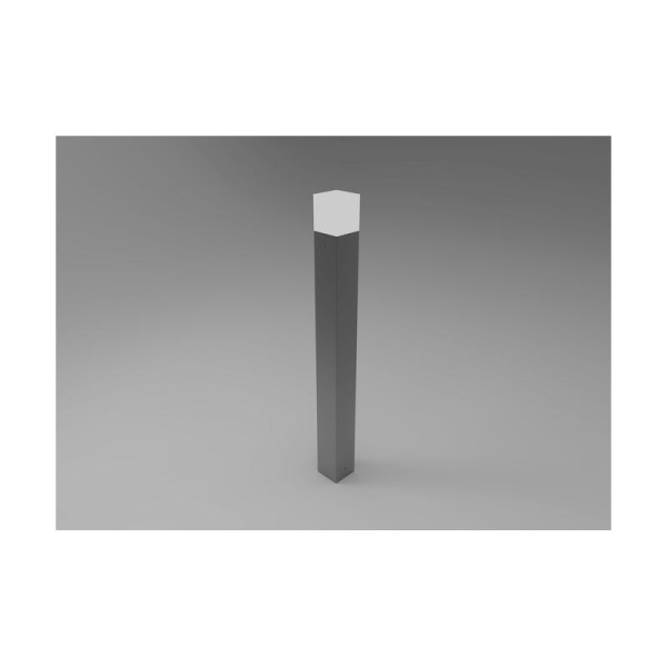 Φωτιστικό LED δαπέδου 6W 3000K 250lm 76x800 IP54 - Image 3