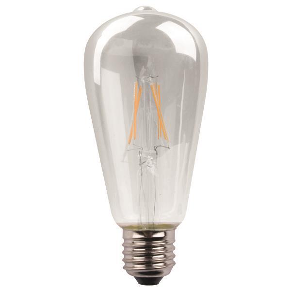 fc8218842dad4bdeac2207adf07dfa32 ΛΑΜΠΑ LED ST64 CROSSED FILAMENT 11W E27 3000K 220-240V DIMMABLE CLEAR - Image 1