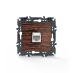 PRIME ΠΡΙΖΑ ΔΙΚΤΥΟΥ 1xRJ45 CAT6 UTP IP20 ΞΥΛΟ - Image 2