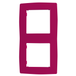 PRIME ΠΛΑΙΣΙΟ 2 ΘΕΣΕΩΝ IP20 ΡΟΖ - Image 2