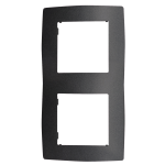 PRIME ΠΛΑΙΣΙΟ 2 ΘΕΣΕΩΝ IP20 ΓΚΡΙ - Image 2