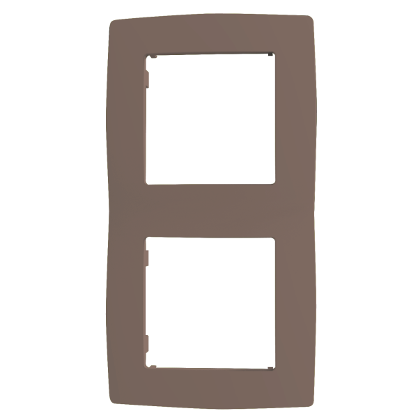 PRIME ΠΛΑΙΣΙΟ 2 ΘΕΣΕΩΝ IP20 ΕΚΡΟΥ - Image 2