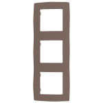 PRIME ΠΛΑΙΣΙΟ 3 ΘΕΣΕΩΝ IP20 ΕΚΡΟΥ - Image 2