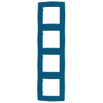 PRIME ΠΛΑΙΣΙΟ 4 ΘΕΣΕΩΝ IP20 ΓΑΛΑΖΙΟ - Image 2