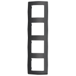 PRIME ΠΛΑΙΣΙΟ 4 ΘΕΣΕΩΝ IP20 ΓΚΡΙ - Image 2