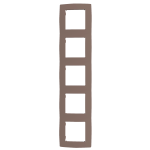 PRIME ΠΛΑΙΣΙΟ 5 ΘΕΣΕΩΝ IP20 ΕΚΡΟΥ - Image 2