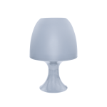 ΕΠΙΤΡΑΠΕΖΙΟ Φ/Σ 1ΧΕ14 ΠΛΑΣΤΙΚΟ ΑΝΟΙΧΤΟ ΓΚΡΙ Φ16XH25,5CM NIOKI