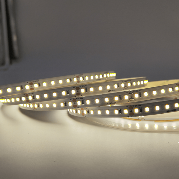 LED SMD STRIP 24V DC 22W/M 4000K 2360LM/M IP20 10MM CRI80 OSRAM 2835 120LEDS/M 3SDCM 5M REEL 5YRS - Image 2