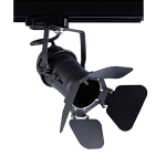 TRACK LIGHT No244 BLACK 4WIRE GU10