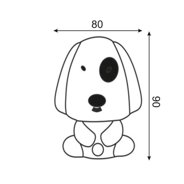 LED ΛΑΜΠΑΚΙ ΝΥΧΤΟΣ 0,4W 6000Κ ΣΚΥΛΑΚΙ ΜΠΛΕ ΜΕ ΔΙΑΚΟΠΤΗ 230V - Image 2