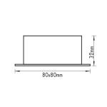 ΑΠΛΙΚΑ ΧΩΝΕΥΤΗ ΜΕ ΓΥΑΛΙ ΤΕΤΡΑΓΩΝΗ ΚΑΡΦΑΚΙ - Image 2