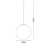 HANG LIGHT PMM Φ250 PMM OPAL - Image 2