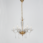 ΚΡΕΜΑΣΤΟ ΦΩΤΙΣΤΙΚΟ 6ΧΕ14 ΔΙΑΦΑΝΟ ΚΡΥΣΤΑΛΛΟ+ΧΡΥΣΟ ΜΕΤΑΛΛ Φ54ΧΗ178CM VIOLET