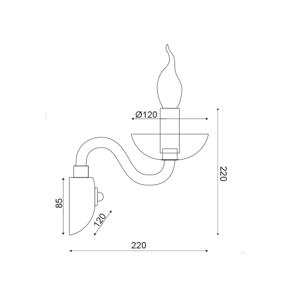 ΕΠΙΤΟΙΧΟ Φ/Σ 1ΧΕ14 ΦΙΜΕ ΚΡΥΣΤΑΛΛΟ+ΧΡΩΜΙΟ ΜΕΤΑΛΛΟ 22X30CM LUNARIA - Image 2
