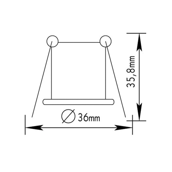 ΣΠΟΤ ΧΩΝΕΥΤΟ BS3153N G4 ΧΡΥΣΟ ΜΑΤ - Image 2