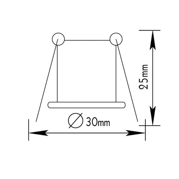 ΣΠΟΤ ΧΩΝ BS3153 G4 ΝΙΚΕΛ ΙΣΙΟ - Image 2