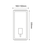 ΓΚΡΙ ΕΠΙΤΟΙΧΟ ΦΩΤΙΣΤΙΚΟ CELIA 1XE27 IP44 ΜΕ ΔΙΑΦΑΝΟ ΓΥΑΛΙ - Image 2