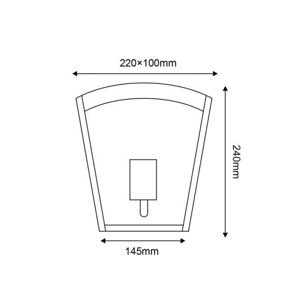 ΓΚΡΙ ΕΠΙΤΟΙΧΟ ΦΩΤΙΣΤΙΚΟ CELIA V 1XE27 IP44 ΜΕ ΔΙΑΦΑΝΟ ΓΥΑΛΙ - Image 2