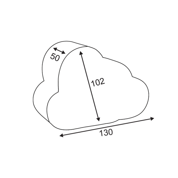 EVERGLOW NIGHT LIGHT (CLOUD), ΛΑΜΠΑΚΙ ΝΥΚΤΟΣ - ΣΥΝΝΕΦΟ 1 LED ΛΑΜΠΑΚΙ ΜΠΑΤΑΡ(3xLR44 ΣΥΜΠΕΡΙΛΑΜΒΑΝΟΝΤ - Image 2