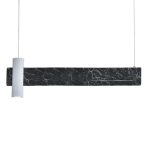ΚΡΕΜΑΣΤΟ ΦΩΤΙΣΤΙΚΟ LED 1XGU10+ 18W LED 3000K 1440LM ΑΠΟΧΡ.ΜΑΥΡΟΥ ΜΑΡΜΑΡΟΥ ΜΕΤ/ΚΟ 90Χ7ΧΗ120CM LINEA