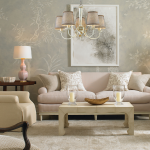 ΚΡΕΜΑΣΤΟ ΦΩΤΙΣΤΙΚΟ 5XE14 ΠΑΤΙΝΑ - ΓΚΡΙ ΑΜΠΑΖΟΥΡ Φ54cm AVIGNON - Image 2