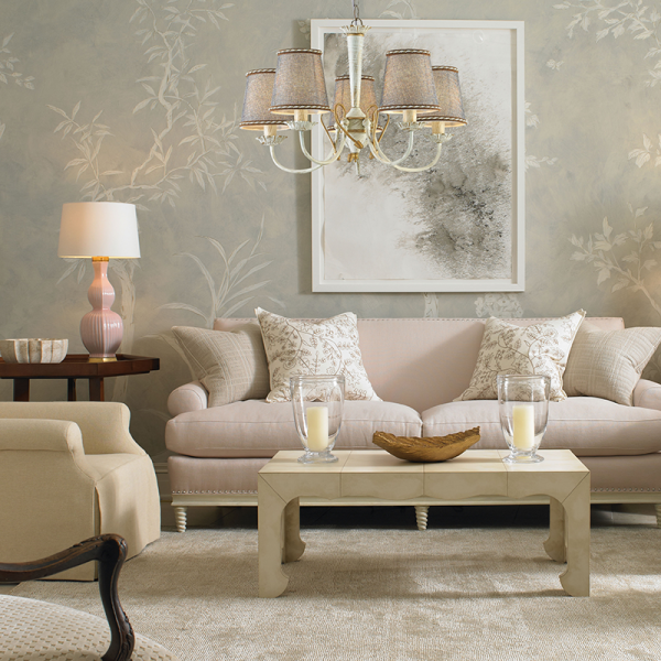 ΚΡΕΜΑΣΤΟ ΦΩΤΙΣΤΙΚΟ 5XE14 ΠΑΤΙΝΑ - ΓΚΡΙ ΑΜΠΑΖΟΥΡ Φ54cm AVIGNON - Image 2