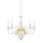 ΚΡΕΜΑΣΤΟ ΦΩΤΙΣΤΙΚΟ 5ΧΕ14 ΜΕΤΑΛΛΙΚΟ ΠΑΤΙΝΑ ΧΡΥΣΟ  Φ50ΧΗ93,5CM VELVET