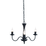 ΚΡΕΜΑΣΤΟ ΦΩΤΙΣΤΙΚΟ 3ΧΕ14 ΜΕΤΑΛΛΙΚΟ ΜΑΥΡΟ Φ49,5ΧΗ89,5CM KNOSSOS