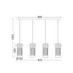 ΚΡΕΜΑΣΤΟ ΡΑΓΑ ΓΥΑΛΙ ΔΙΑΦΑΝΕΣ- ΚΡΥΣΤΑΛΛΟ 4ΧΕ14 MIA - Image 2