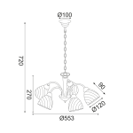 ΚΡΕΜΑΣΤΟ ΧΡΩΜΙΟ ΜΕΤΑΛΛΙΚΟ 5ΧΕ14 BYRON - Image 2