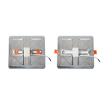 FLEXIBLE W SQUARE LED SLIM PANEL 15W 4000K 1330Lm 230V Φ50-150 120° Ra80 - Image 2