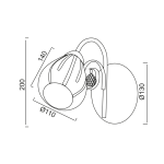 ΑΠΛΙΚΑ ΓΥΑΛΙ ΚΡΥΣΤΑΛΛΟ 1ΧE14 CARDINAL - Image 2